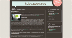 Desktop Screenshot of kuba.cupisz.eu